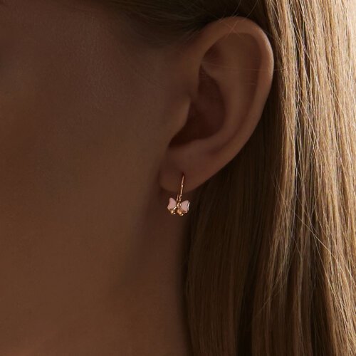 Серьги SOKOLOV 029674 вес 1.15 г золото, эмаль купить,NaN