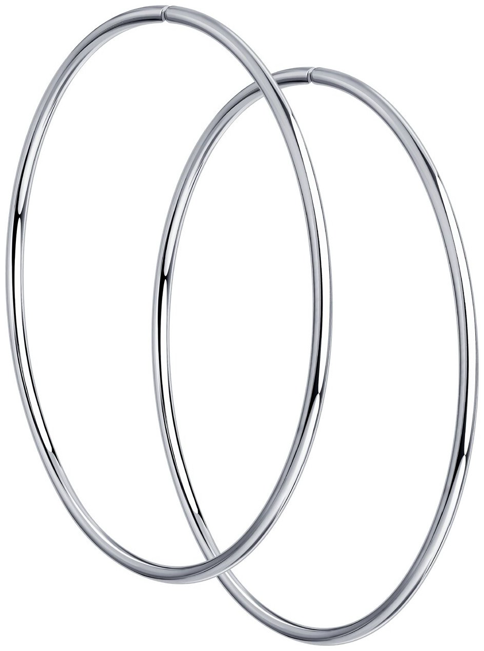 Серьги Diamant 94-124-01725-1 вес 2.48 г серебро, без вставок купить,NaN