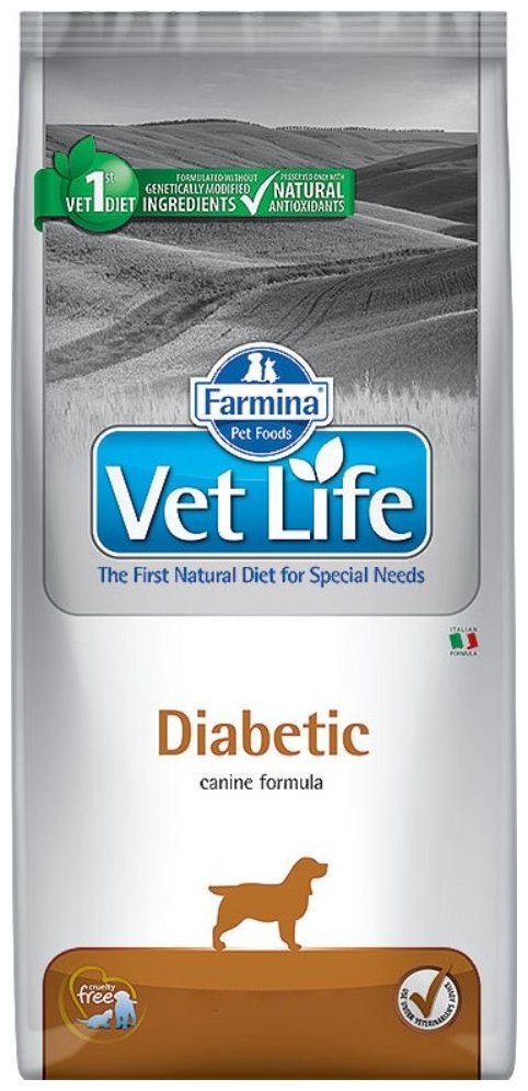 Корм Farmina Vet Life Diabetic 2 кг купить,NaN
