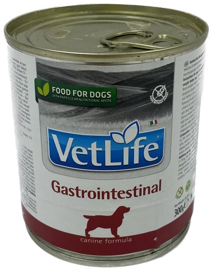Корм Farmina Vet Life Gastrointestinal для всех пород 300 г 1 шт купить,NaN