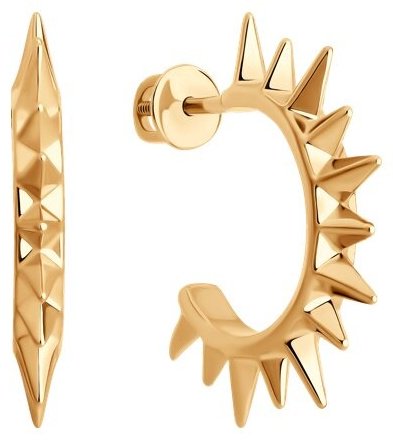 Серьги Diamant 93-122-02094-1 вес 3.71 г серебро, без вставок купить,NaN