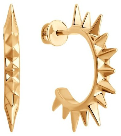 Серьги Diamant 93-122-02094-1 вес 3.71 г серебро, без вставок купить,NaN