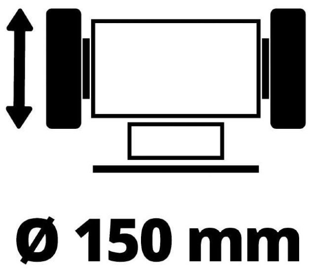 Сетев. Точильный станок Einhell TC-BG 150 (4412632) купить,NaN
