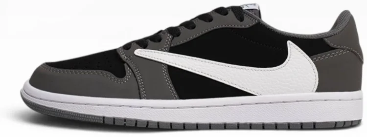 Кеды Nike AIR JORDAN 1 LOW OG SP Travis Scott "Olive" белый, черный