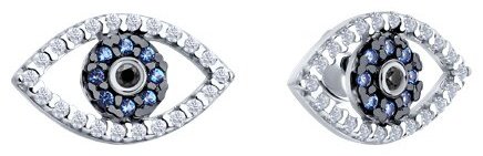Серьги Diamant D94-122-02190-1_s вес 1.59 г серебро, фианит купить,NaN