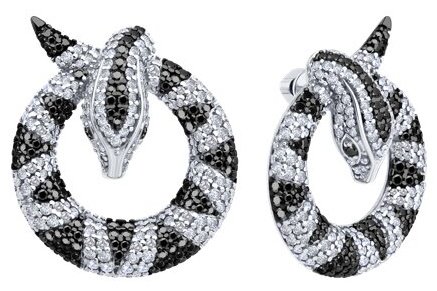 Серьги Diamant D94-122-02301-1_s вес 13.8 г серебро, фианит купить,NaN