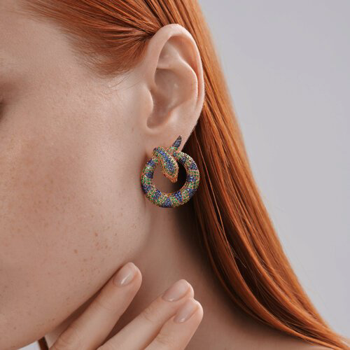 Серьги Diamant S93-122-02300-1D вес 13.65 г серебро, фианит купить,NaN