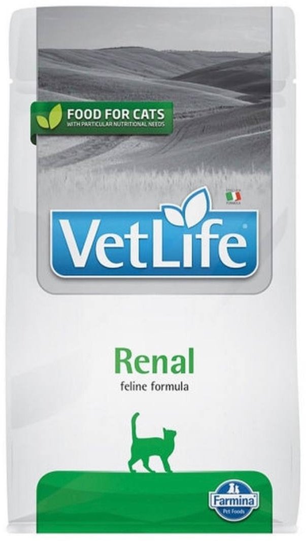 Корм Farmina Vet Life Renal при проблемах с почками курица, злаки 2 кг купить,NaN