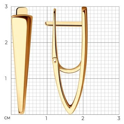 Серьги Diamant 93-120-00611-1 вес 3.96 г серебро, без вставок купить,NaN