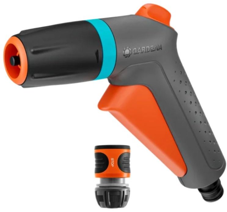 Пистолет для полива GARDENA 18361-20 D: 1 1/2 (38 мм), режимов полива: 2, 1 шт купить,NaN