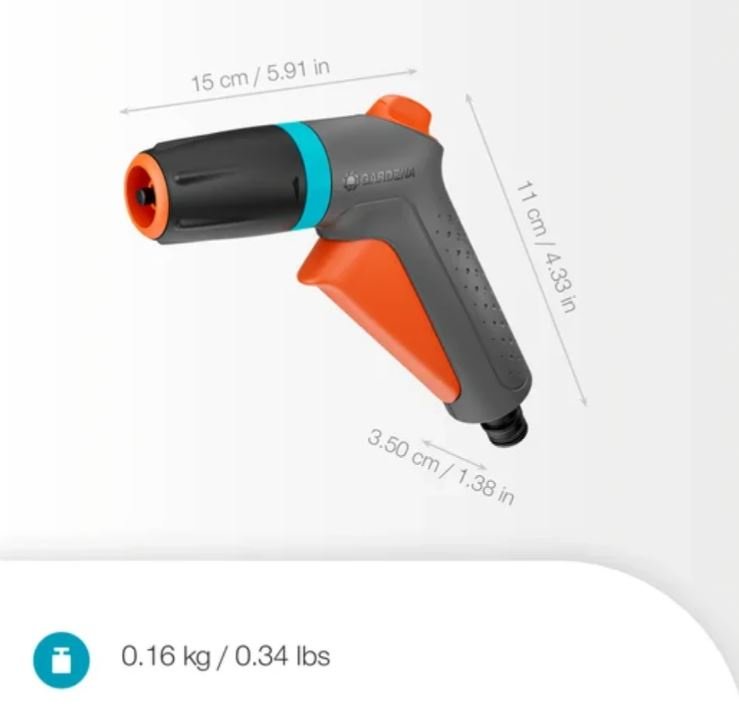 Пистолет для полива GARDENA 18361-20 D: 1 1/2 (38 мм), режимов полива: 2, 1 шт купить,NaN