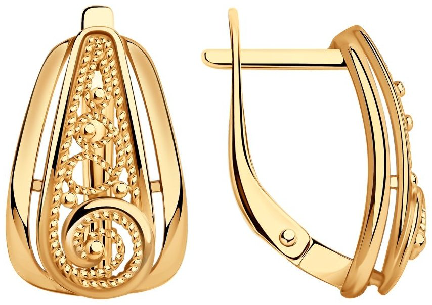 Серьги Diamant 93-120-00667-1 вес 3.32 г серебро, без вставок купить,NaN
