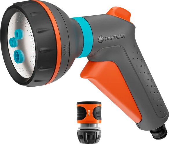 Пистолет для полива GARDENA 18371-20 D: 1/2 (13 мм), режимов полива: 4, 2 шт купить,NaN