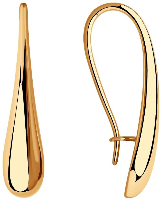 Серьги Diamant 93-120-00844-1 вес 2.13 г серебро, без вставок купить,NaN