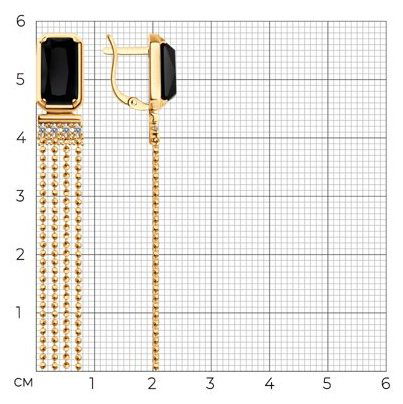 Серьги Diamant 93-321-02084-1 вес 5.45 г серебро, агат, фианит купить,NaN
