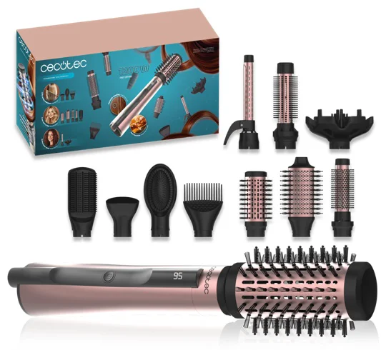 Фен-щётка Cecotec CeramicCare AirBrush 10в1 бронзовый - ForteMarket Фен-щётка Cecotec CeramicCare AirBrush 10в1 бронзовый купить,29990