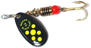 Блесна Mepps Comet Black Fury Gold/Black/Green dots 1 шт