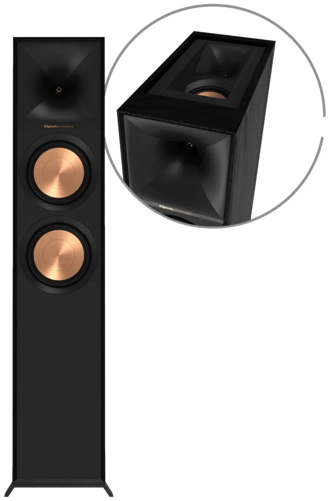 Акустическая система Klipsch Reference R-605FA Floorstanding Speaker with Dolby Atmos, Black, Single