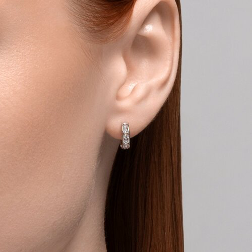 Серьги SOKOLOV 94026444 вес 2.23 г серебро, фианит купить,NaN