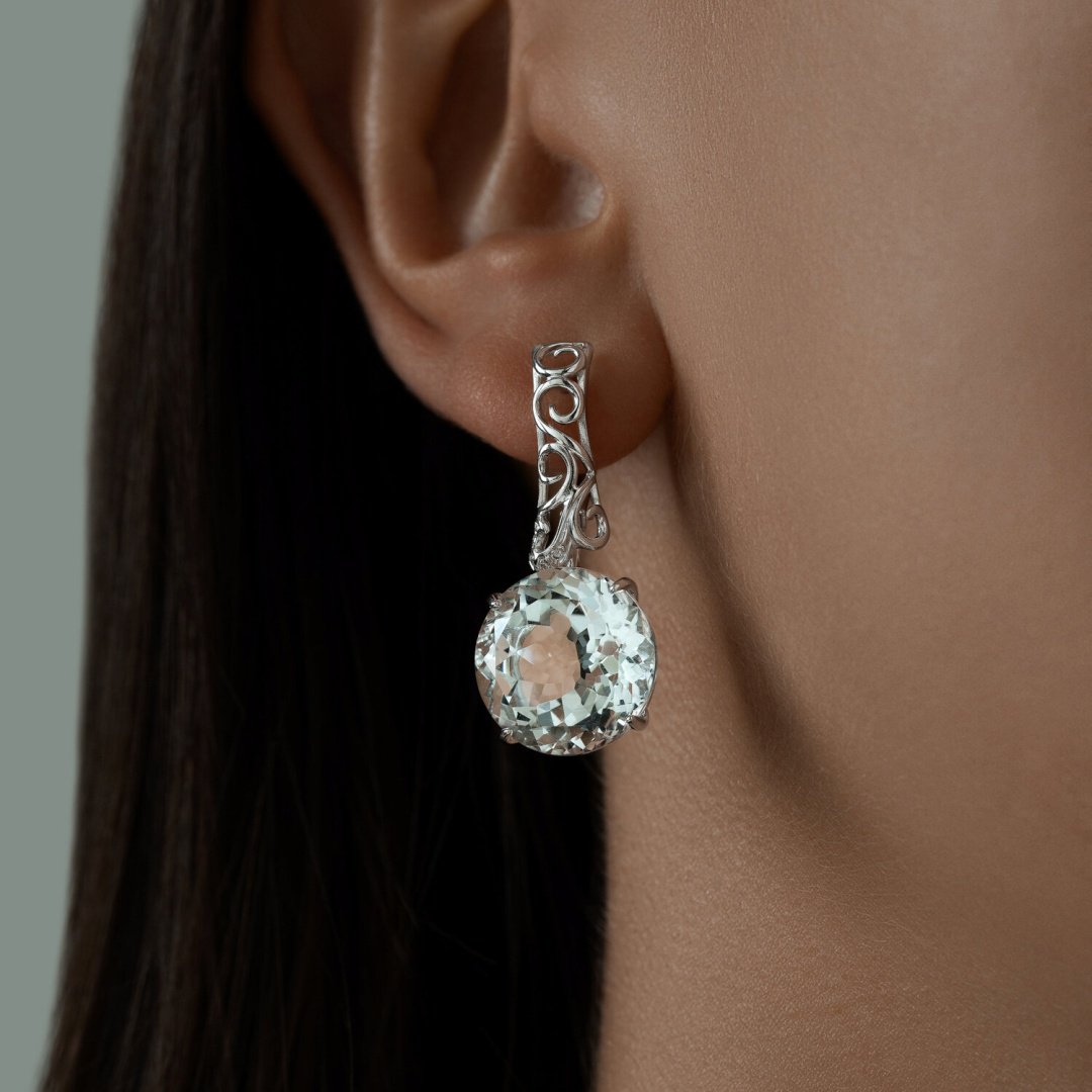 Серьги SOKOLOV 92020645 вес 8.59 г серебро, горный хрусталь купить,NaN