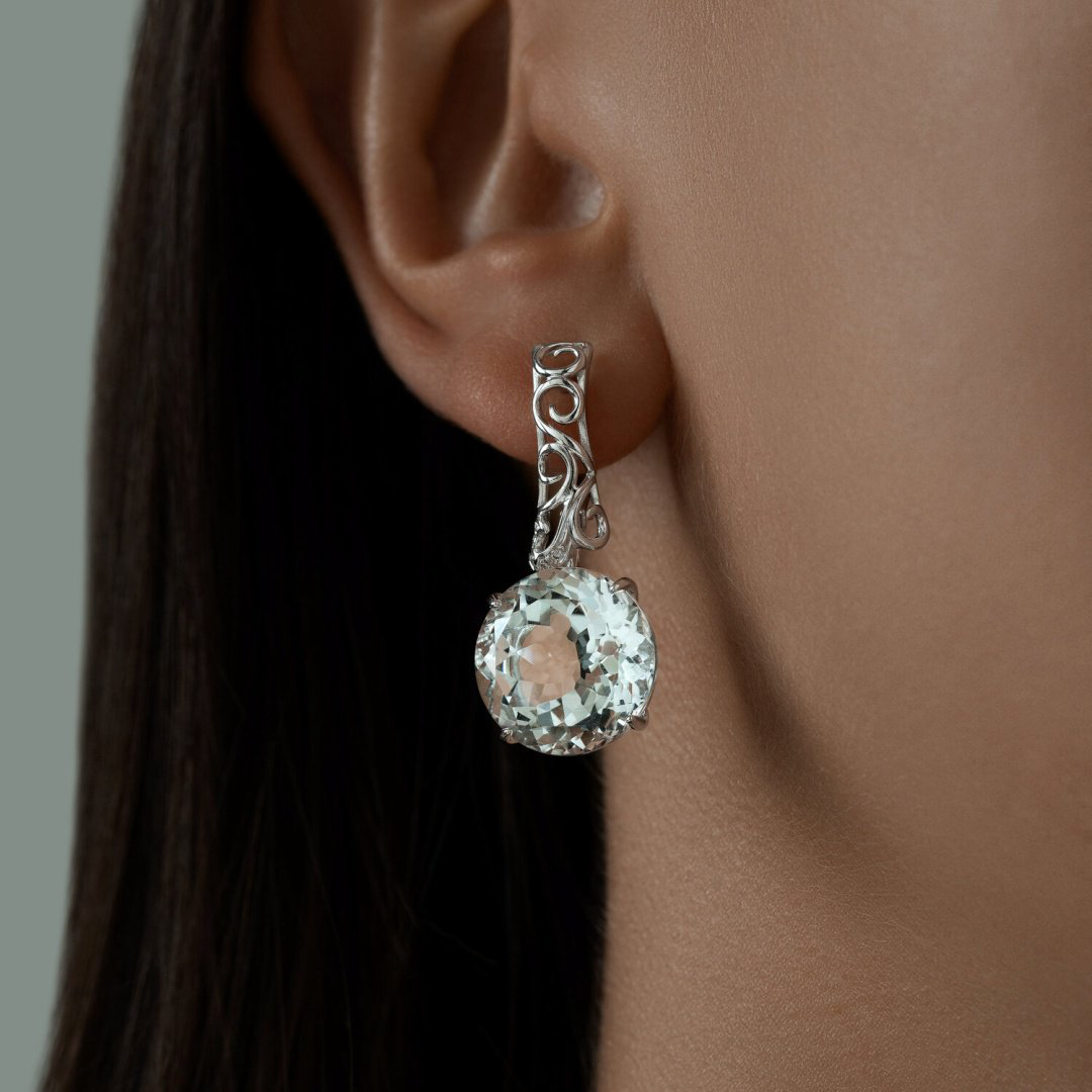 Серьги SOKOLOV 92020645 вес 8.59 г серебро, горный хрусталь купить,NaN