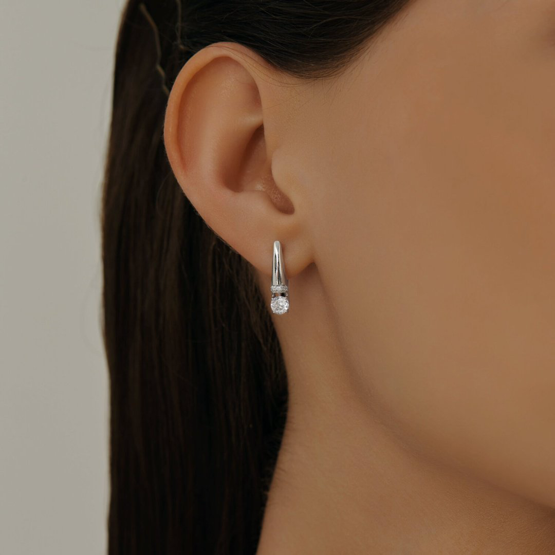 Серьги SOKOLOV 94025665 вес 1.98 г серебро, фианит купить,NaN