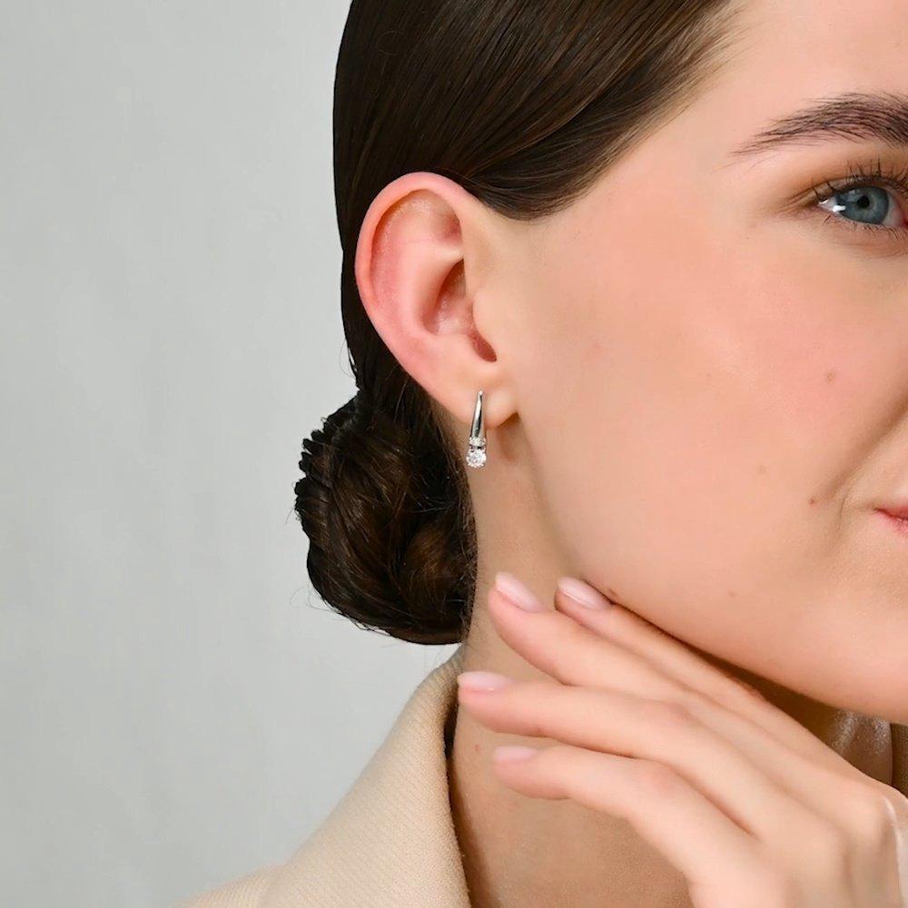 Серьги SOKOLOV 94025665 вес 1.98 г серебро, фианит купить,NaN