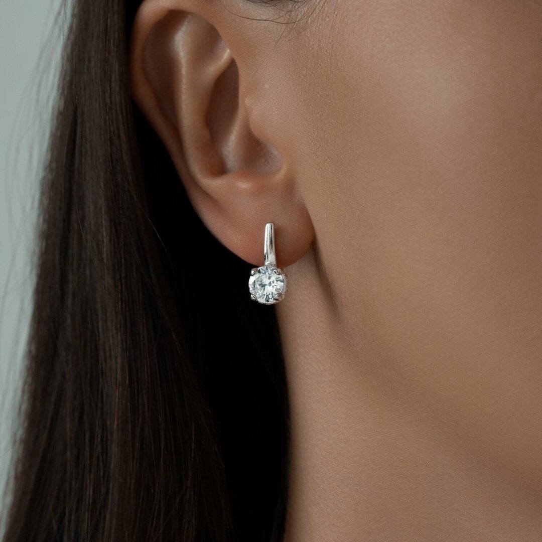 Серьги SOKOLOV 94023356 вес 3.58 г серебро, фианит купить,NaN