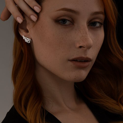 Серьги SOKOLOV 94025980 вес 2.97 г серебро, фианит купить,NaN
