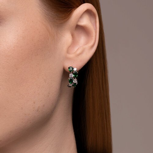 Серьги SOKOLOV 94026475 вес 5.06 г серебро, фианит купить,NaN