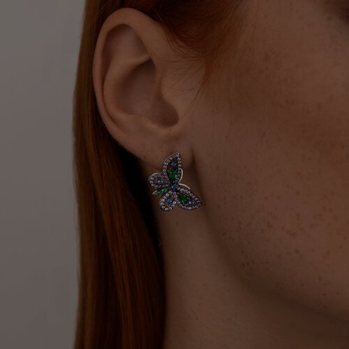 Серьги SOKOLOV 94025988 вес 4.72 г серебро, фианит купить,NaN