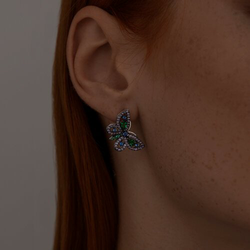 Серьги SOKOLOV 94025988 вес 4.72 г серебро, фианит купить,NaN