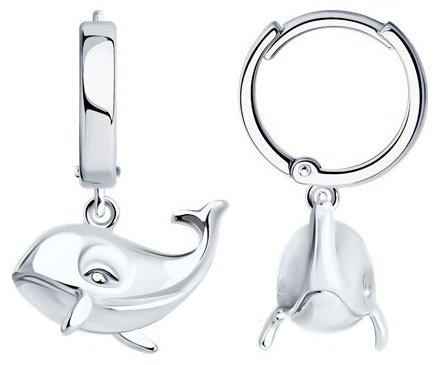 Серьги SOKOLOV 94026477 вес 3.94 г серебро, без вставок купить,NaN