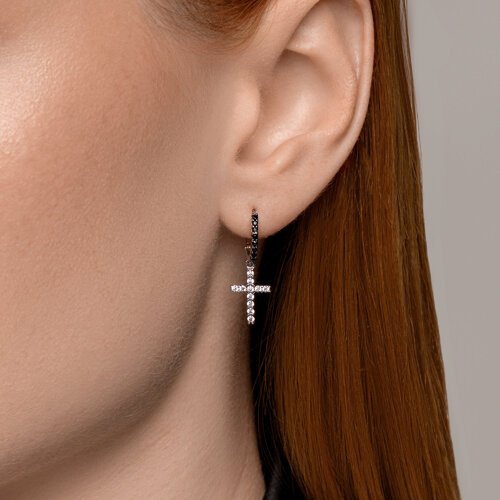 Серьги SOKOLOV 94026500 вес 2.51 г серебро, фианит купить,NaN