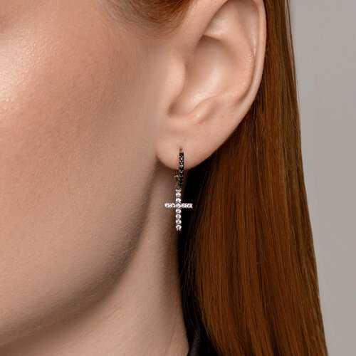 Серьги SOKOLOV 94026500 вес 2.51 г серебро, фианит купить,NaN
