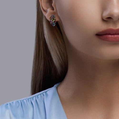 Серьги SOKOLOV 92022739 вес 3.23 г серебро, фианит купить,NaN