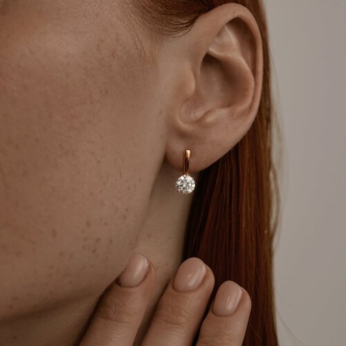 Серьги SOKOLOV 93022374 вес 2.04 г серебро, фианит купить,NaN