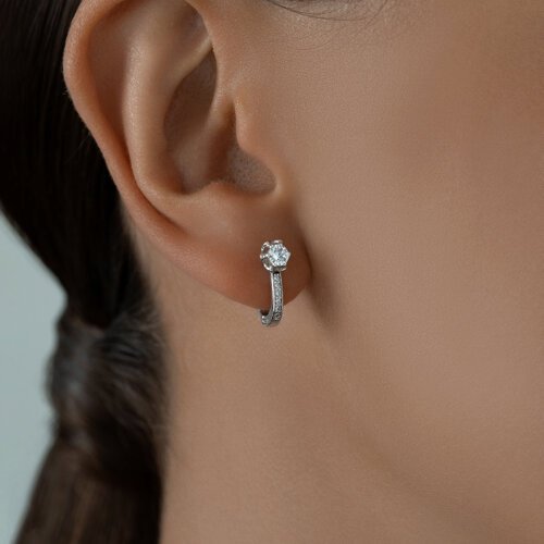 Серьги SOKOLOV 94021479 вес 1.68 г серебро, фианит купить,NaN