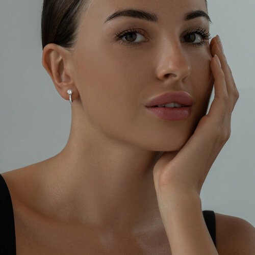 Серьги SOKOLOV 94021479 вес 1.68 г серебро, фианит купить,NaN