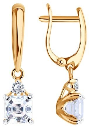 Серьги SOKOLOV 93022384 вес 3.25 г серебро, фианит купить,NaN