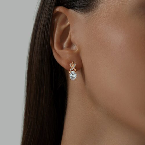 Серьги SOKOLOV 93020119 вес 2.85 г серебро, фианит купить,NaN
