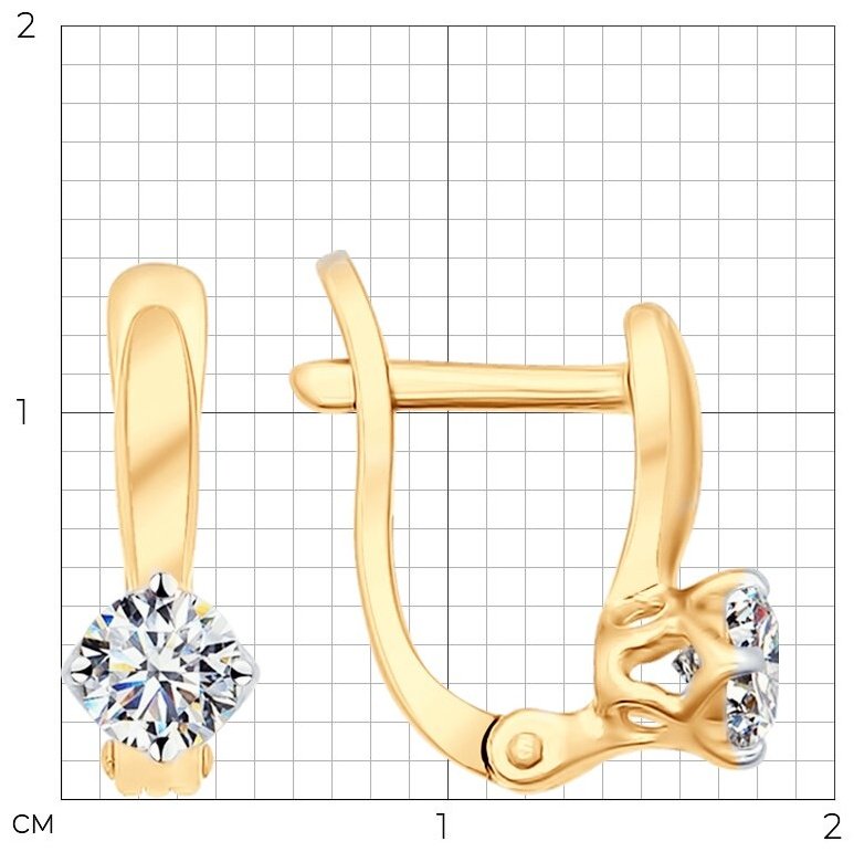 Серьги SOKOLOV 93022388 вес 1.63 г серебро, фианит купить,NaN