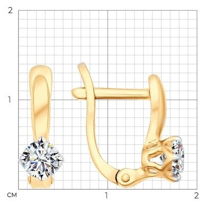 Серьги SOKOLOV 93022388 вес 1.68 г серебро, фианит купить,NaN