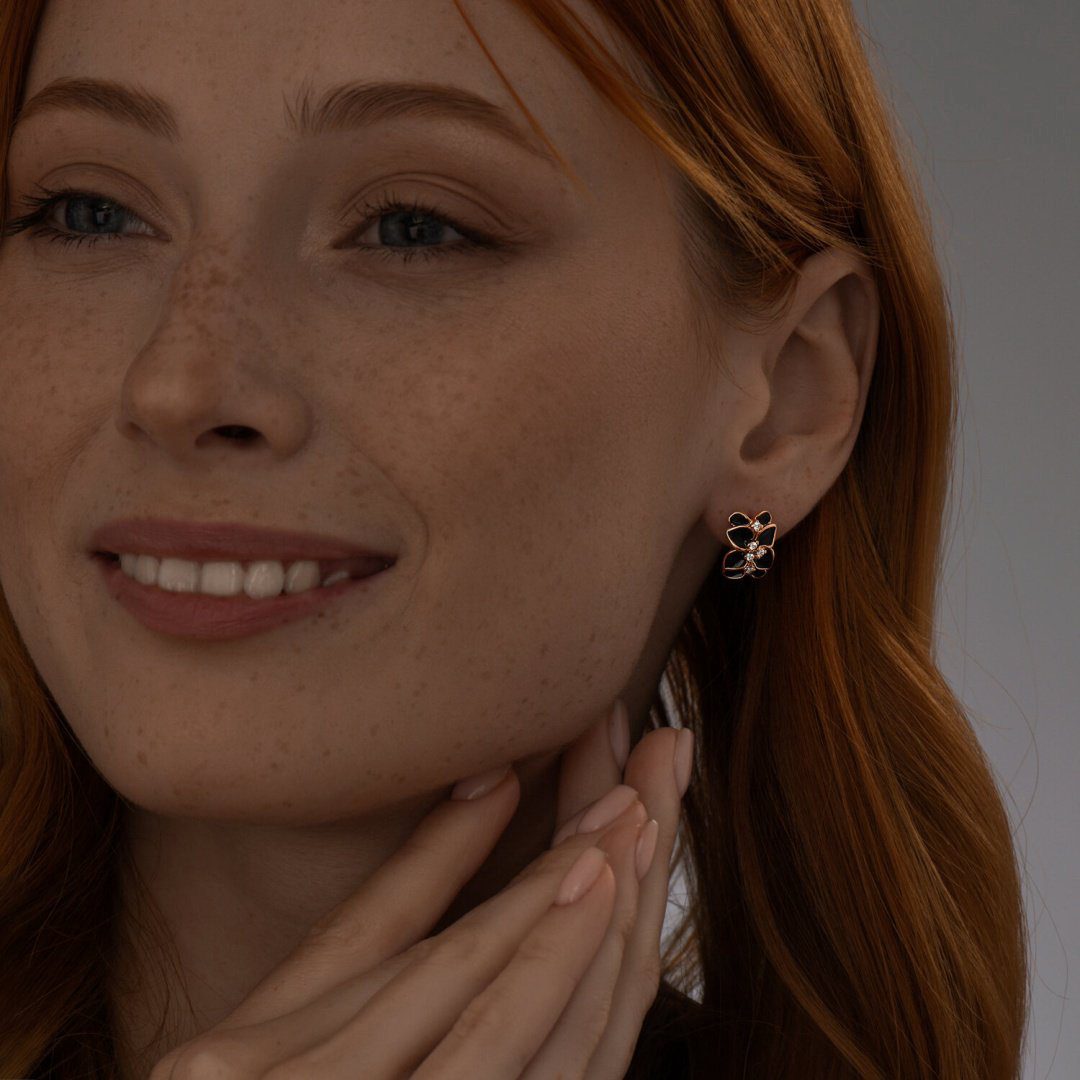 Серьги SOKOLOV 93022396 вес 3.99 г серебро, эмаль, фианит купить,NaN
