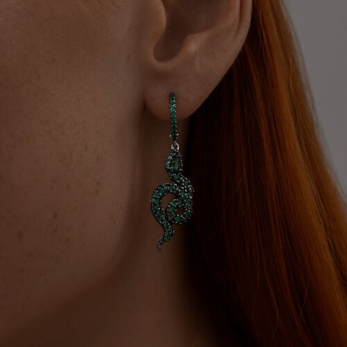 Серьги SOKOLOV 94025756 вес 6.45 г серебро, фианит купить,NaN