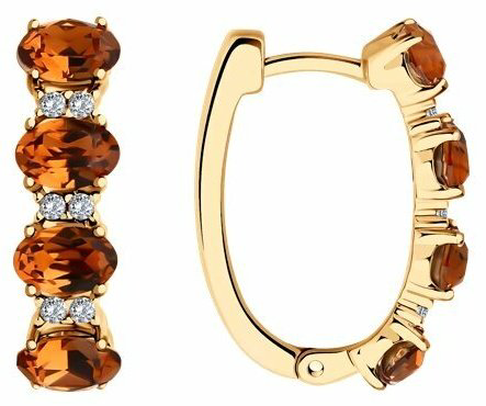 Серьги SOKOLOV 93022420 вес 4.9 г серебро, кристалл Swarovski купить,NaN