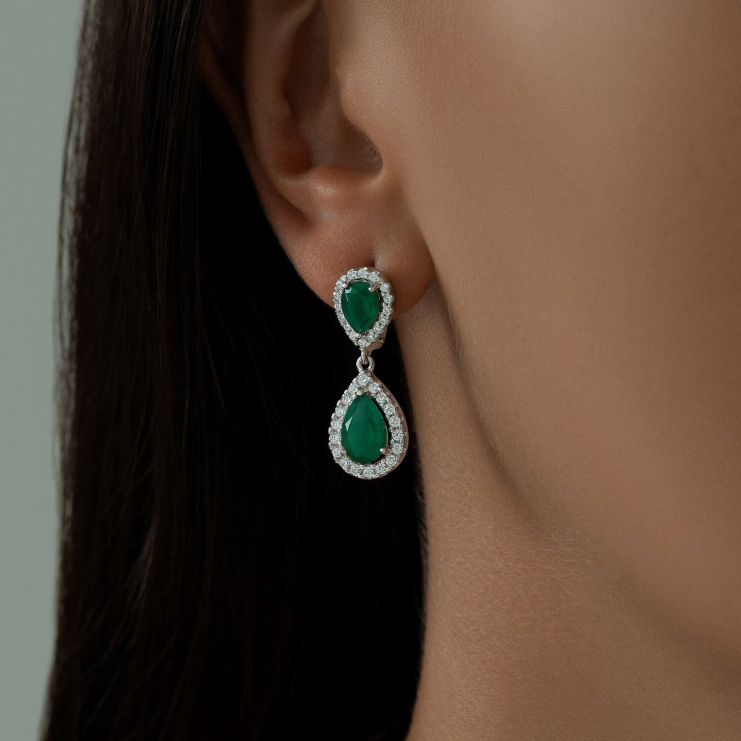 Серьги SOKOLOV 92022825 вес 4.7 г серебро, агат, фианит купить,NaN