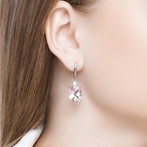 Серьги SOKOLOV 92021426 вес 5.34 г серебро, ситалл, фианит купить,NaN