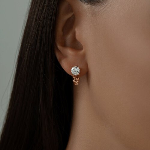 Серьги SOKOLOV 93020367 вес 2.49 г серебро, фианит купить,NaN