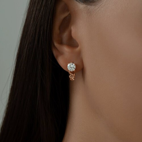Серьги SOKOLOV 93020367 вес 2.49 г серебро, фианит купить,NaN